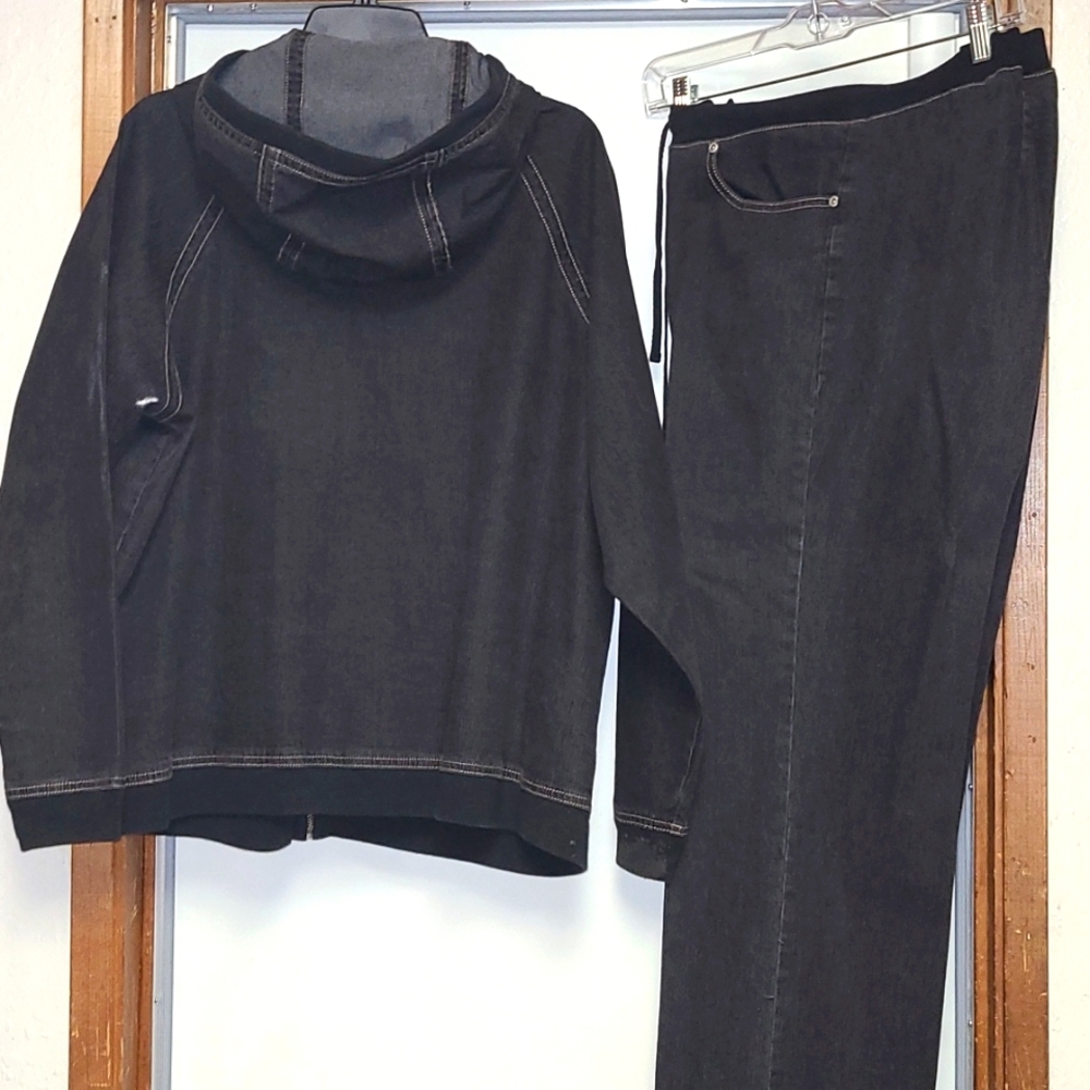AVENUE BLUES DENIM  women pant suit..#(66) - Picture 5 of 6